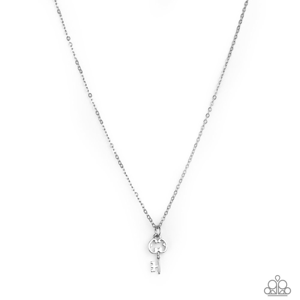 Very Low Key - Silver Paparazzi Necklace